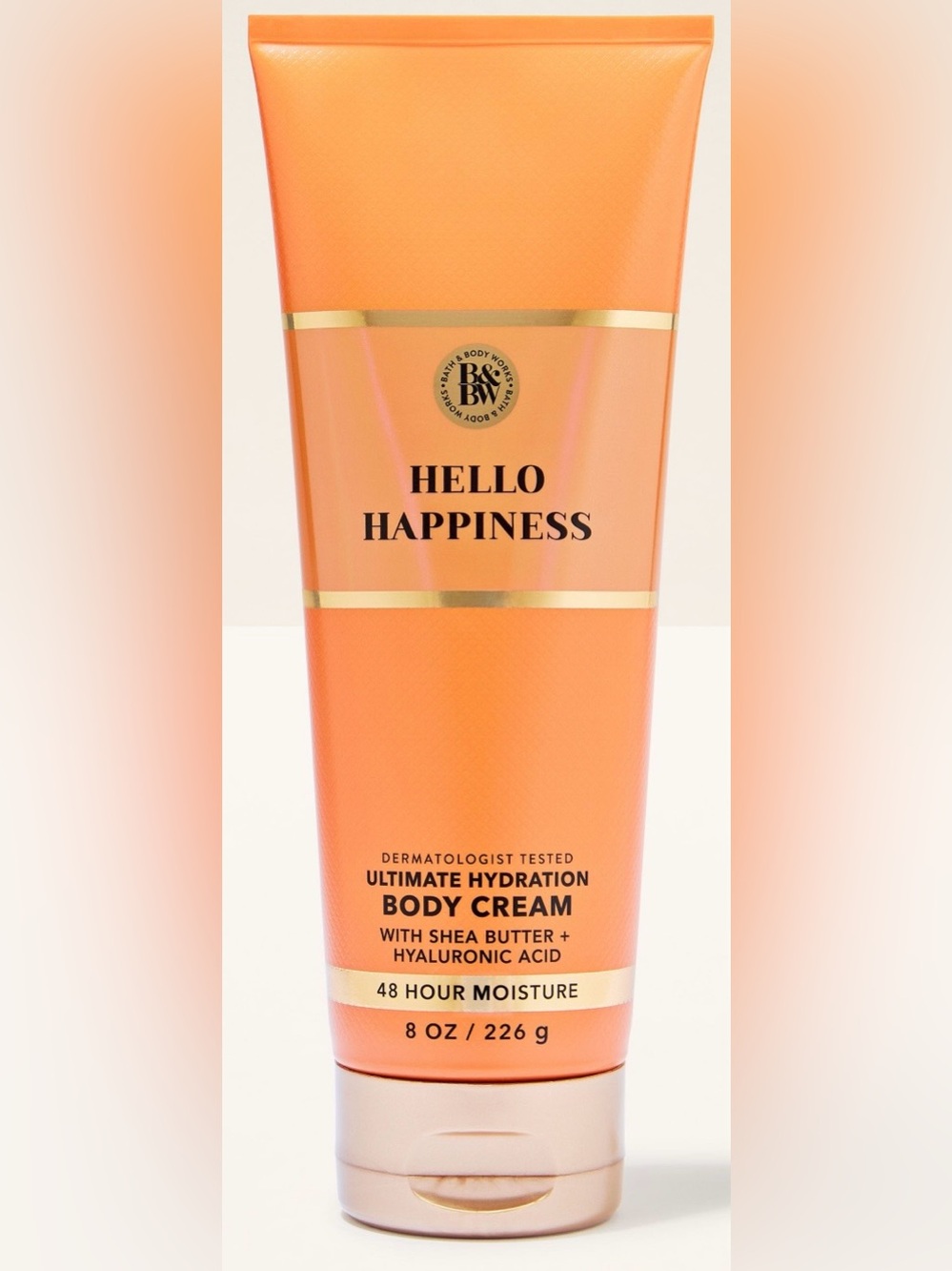 Bath & Body Works Hello Happiness Citrus & Mimosa Full Size Body Cream NEW